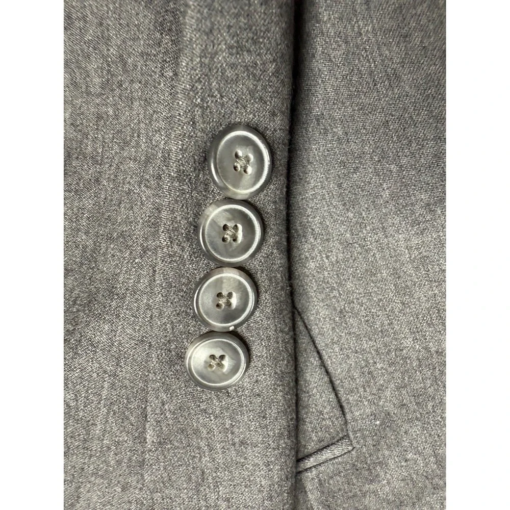Jos A Bank 1905 Tailored Fit Gray Wool‎ Blazer Sport Coat Mens 42L 36W
